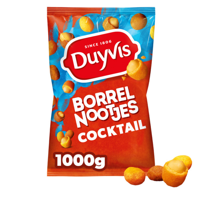 Borrelnootjes Duyvis cocktail zak 1000 gram