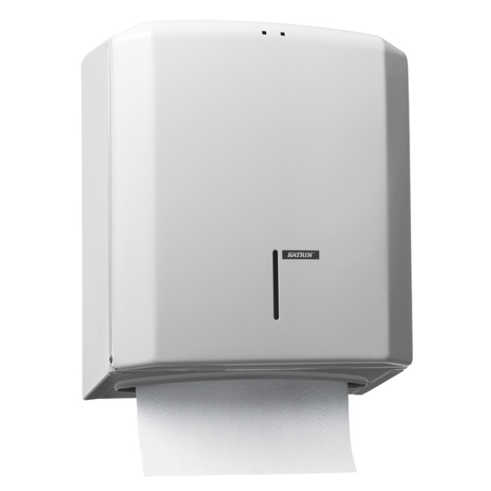 Handdoekdispenser Katrin medium wit 988113