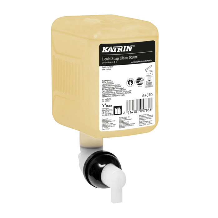 Handzeep Katrin Clean vloeibaar 500ml 57870