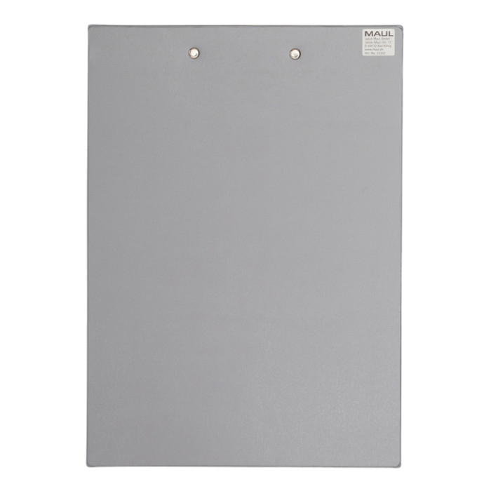 Klembord MAUL A4 staand PVC zilvergrijs