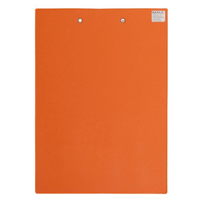 Klembord MAUL A4 staand PVC neon oranje