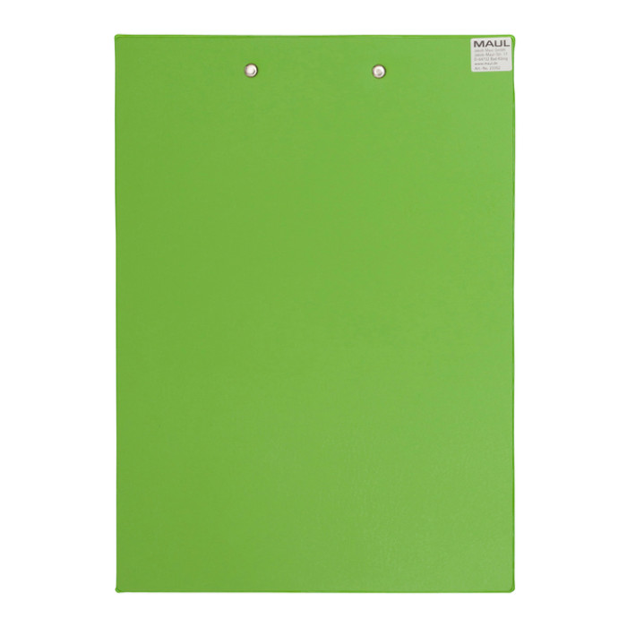 Klembord MAUL A4 staand PVC neon groen