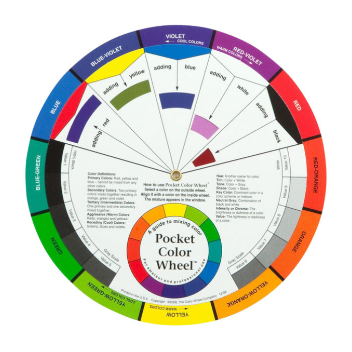 Kleurenwiel The Color Wheel Company 23cm
