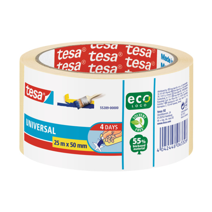 Afplaktape tesa®  Economy 50mmx25m beige