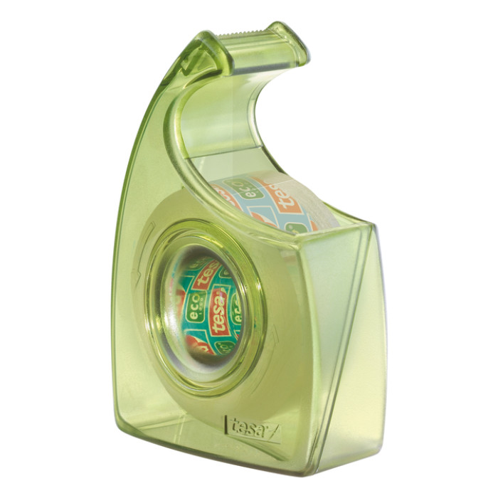 Plakband handdispenser tesafilm® Eco & Clear 33mx19mm transparant blister