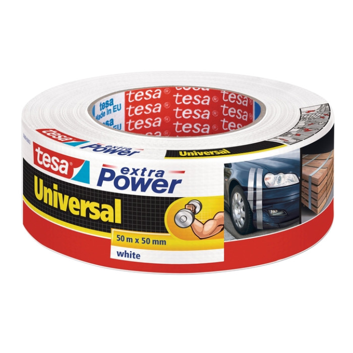 Duct tape tesa® extra Power Universal 50mx50mm wit