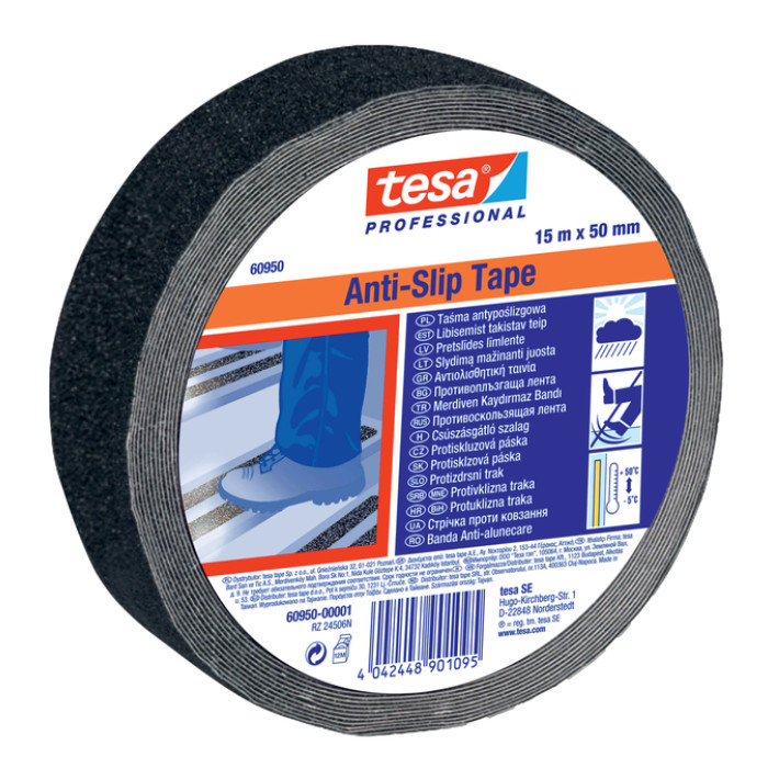 Antisliptape tesa® Professional 60950 50mmx15m zwart