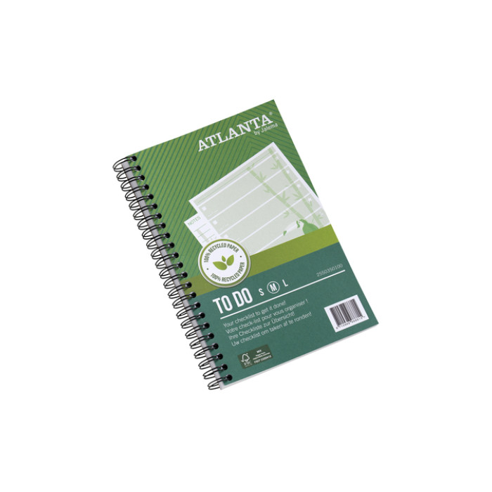 Things to do Djois Atlanta recycled papier Jungle 125x195mm 100 vel 70gr groen 2 stuks
