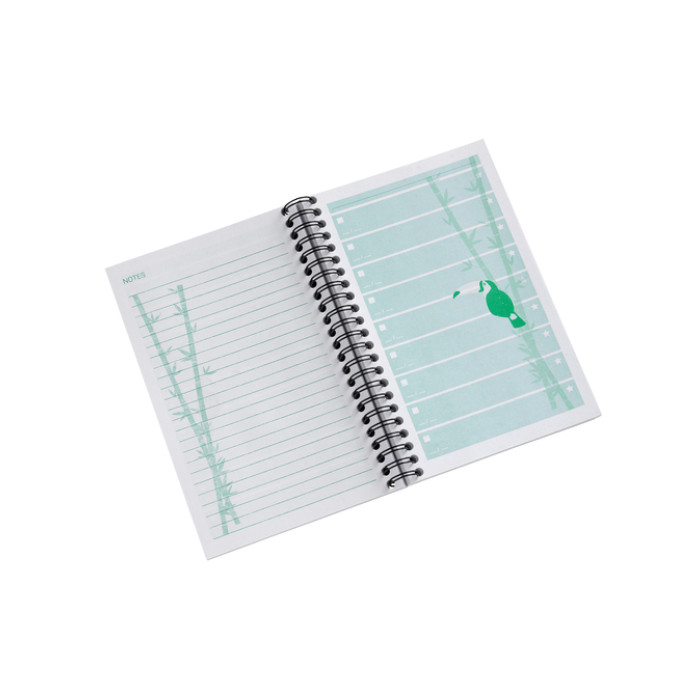 Things to do Djois Atlanta recycled papier Jungle 125x195mm 100 vel 70gr groen 2 stuks