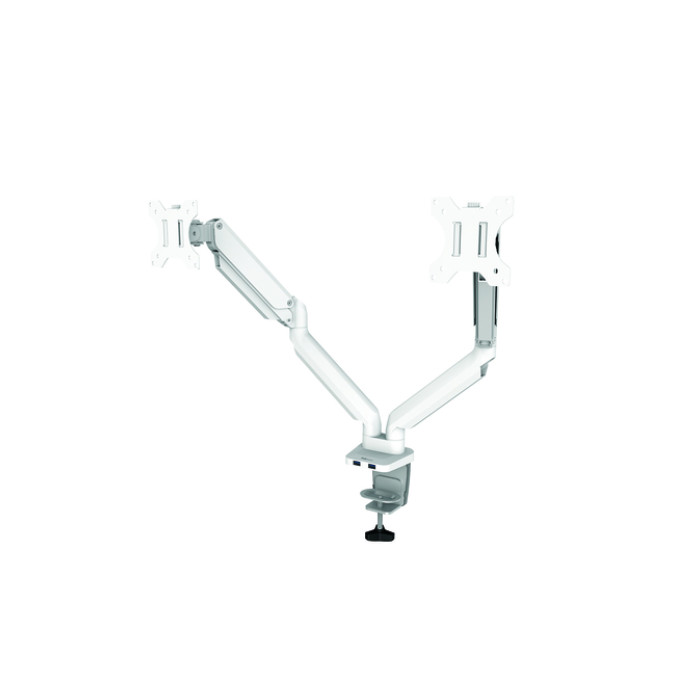 Monitorarm Fellowes Platinum Serie Duo wit