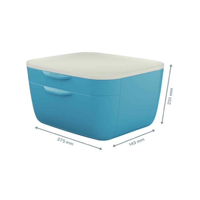 Ladenblok Leitz Cosy 2 laden blauw
