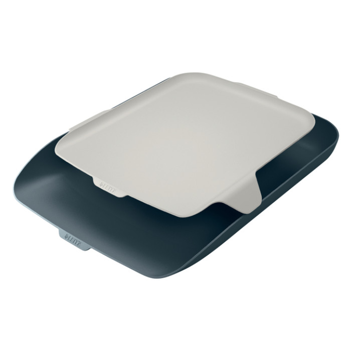 Brievenbak Leitz Cosy met desk organiser grijs