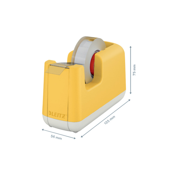 Plakbandhouder Leitz Cosy geel