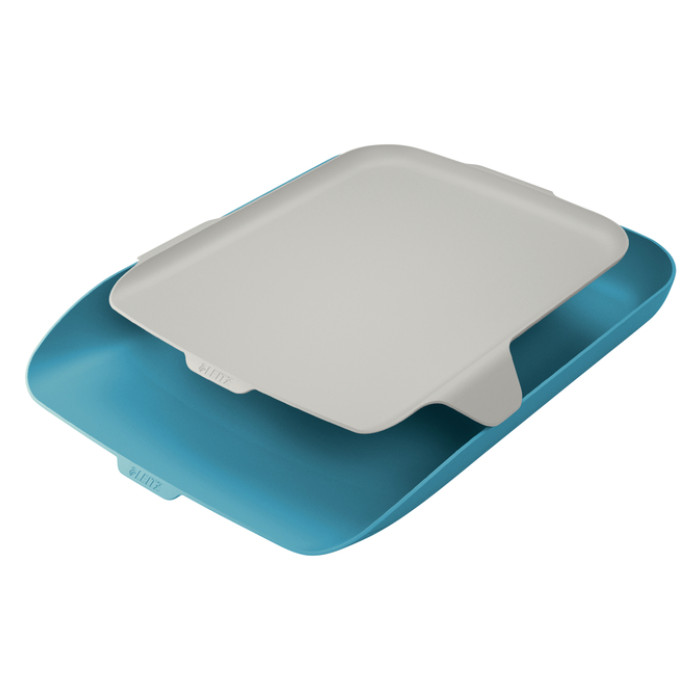 Brievenbak Leitz Cosy met desk organiser blauw