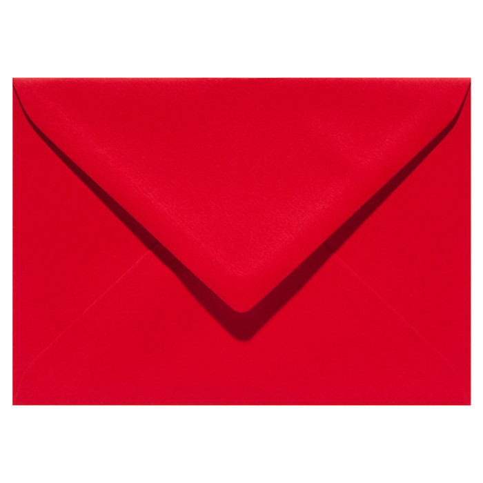 Envelop Papicolor EA5 156x220mm rood pak à 6 stuks