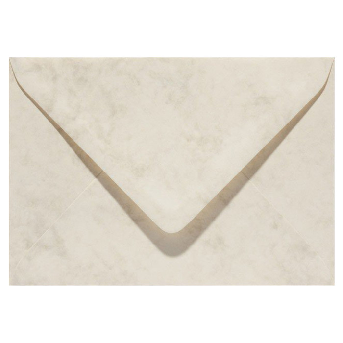 Envelop Papicolor EA5 156x220mm marmer ivoor pak à 6 stuks