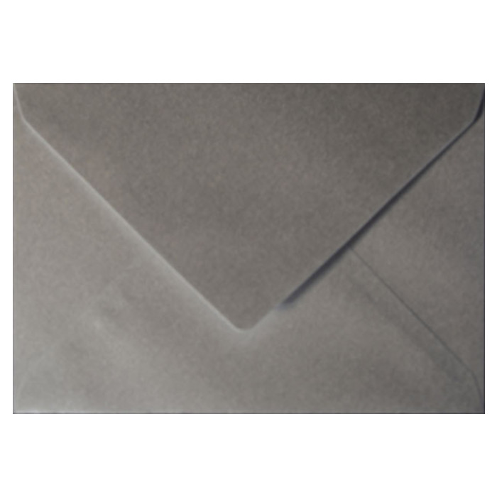 Envelop Papicolor EA5 156x220mm metallic pearl-platinum pak à 6 stuks