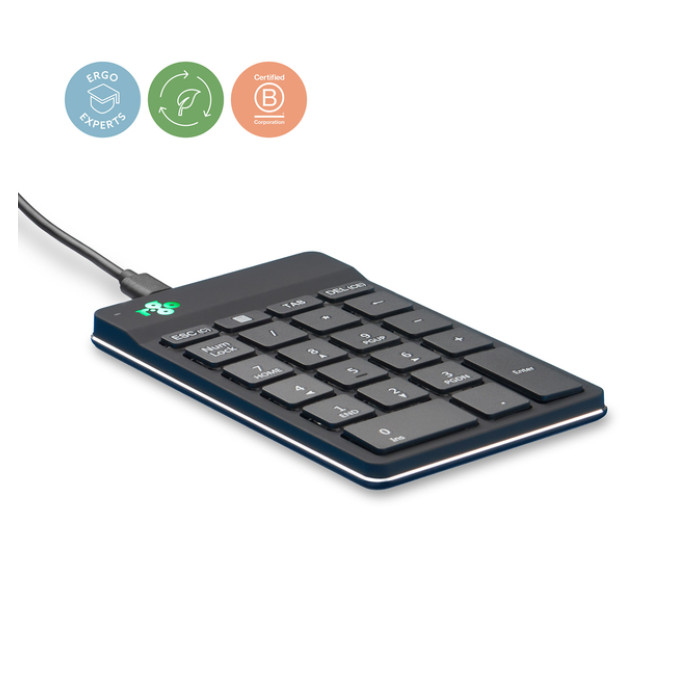 Toetsenbord R-Go Ergonomisch Numpad Break Draad