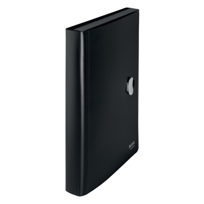Projectmap Leitz Recycle A4 5-vaks PP zwart