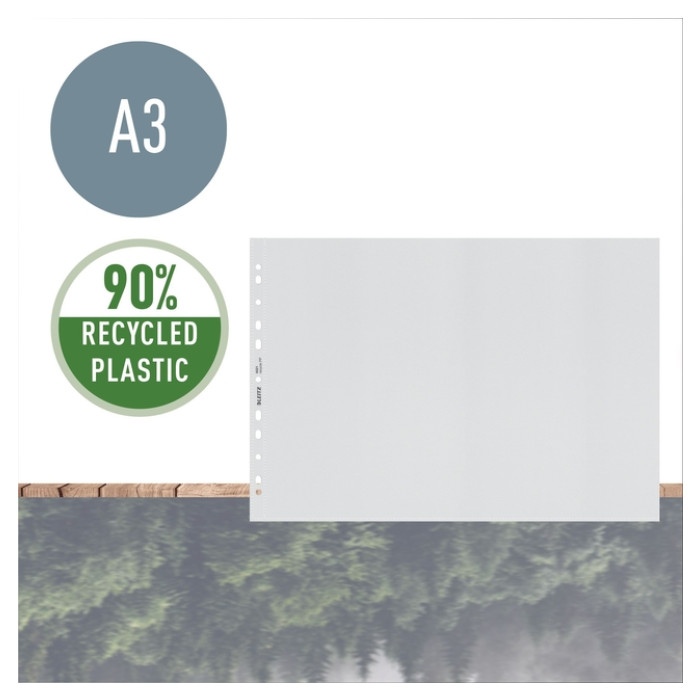 Showtas Leitz Recycle PP A3 11-gaats transparant 25 stuks