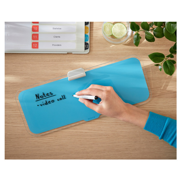 Glas Desktop Pad Leitz Cosy blauw