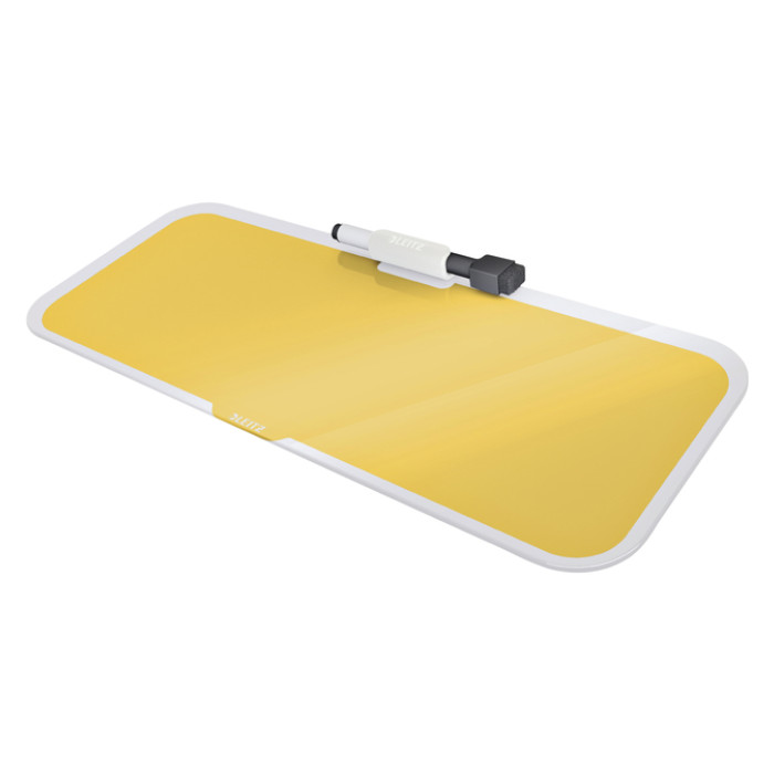 Glas Desktop Pad Leitz Cosy geel
