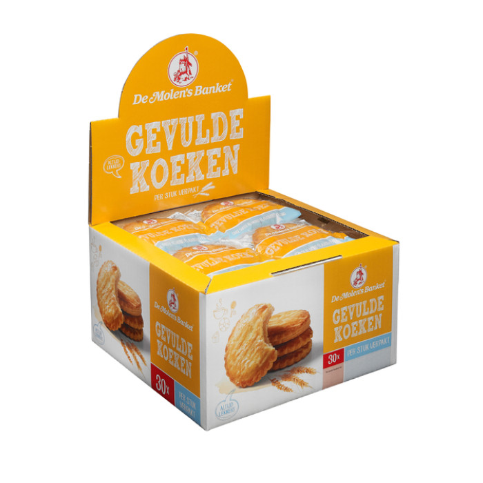 Koeken De Molen Gevulde koeken 30x50gr