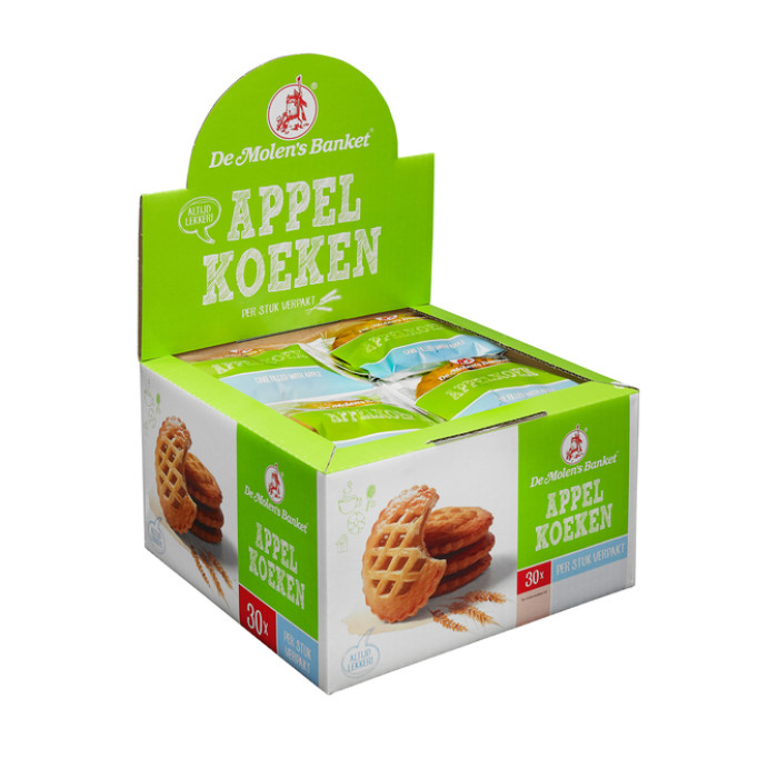 Koeken De Molen Appelkoek 30x50gr