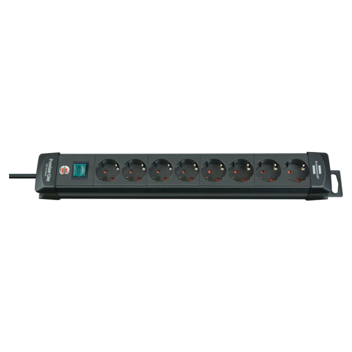 Stekkerdoos Brennenstuhl Premium 8 voudig 3 meter zwart