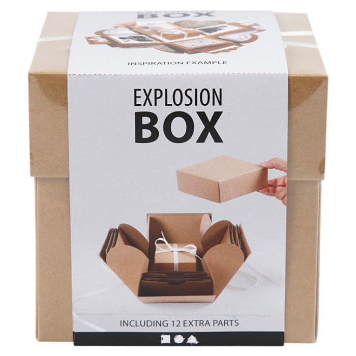 Explosion box Creativ Company 12x12x12cm naturel