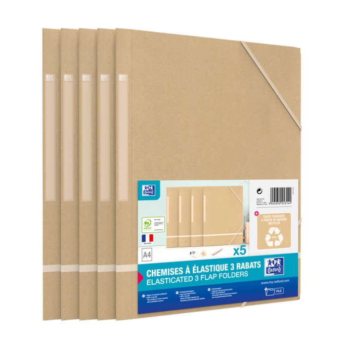 Elastomap Oxford Touareg A4 3-kleps 450gr 5 stuks
