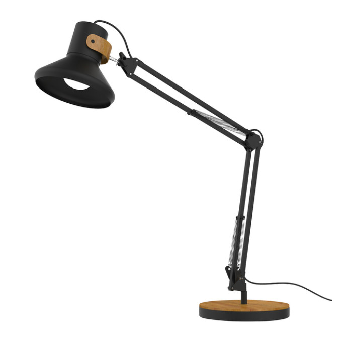 Bureaulamp Unilux Baya led bamboe zwart