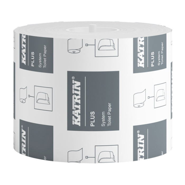 Toiletpapier Katrin Plus systeemrol 2-laags 96m wit 66940