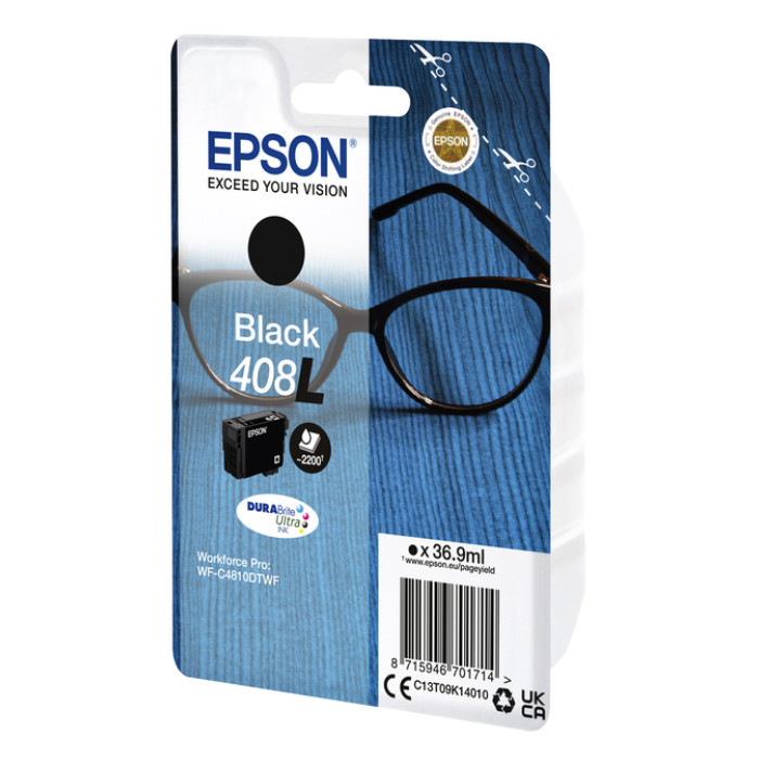 Inktcartridge Epson T09K140 408L zwart