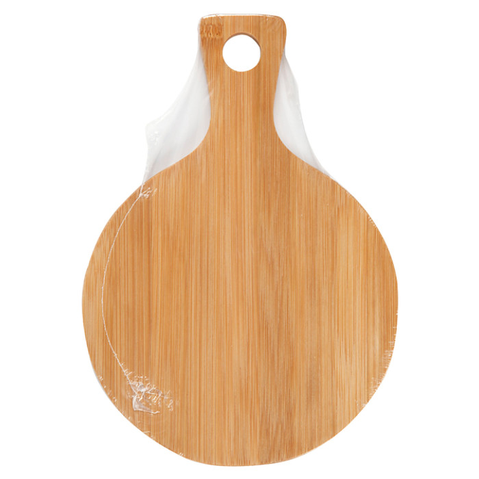 Snijplank Creativ Company rond Ø 17cm, lengte 24cm bamboe