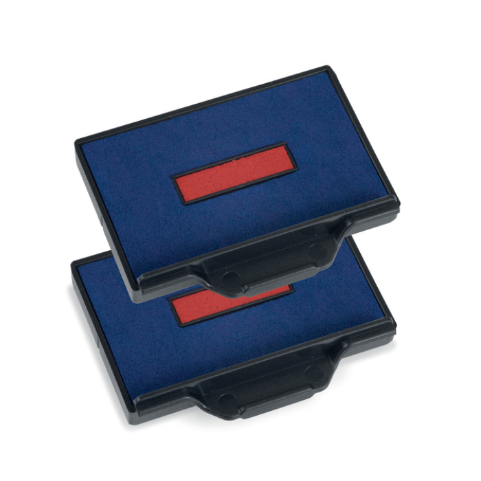 Stempelkussen Trodat Professional 6/56/2 2 stuks blauw en rood