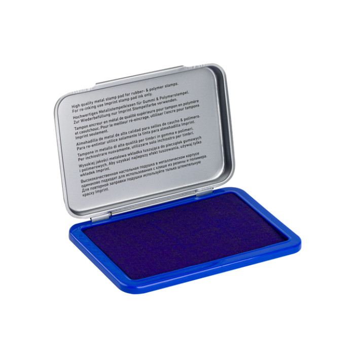 Inktkussen Trodat metaal 9051M 90x50mm blauw