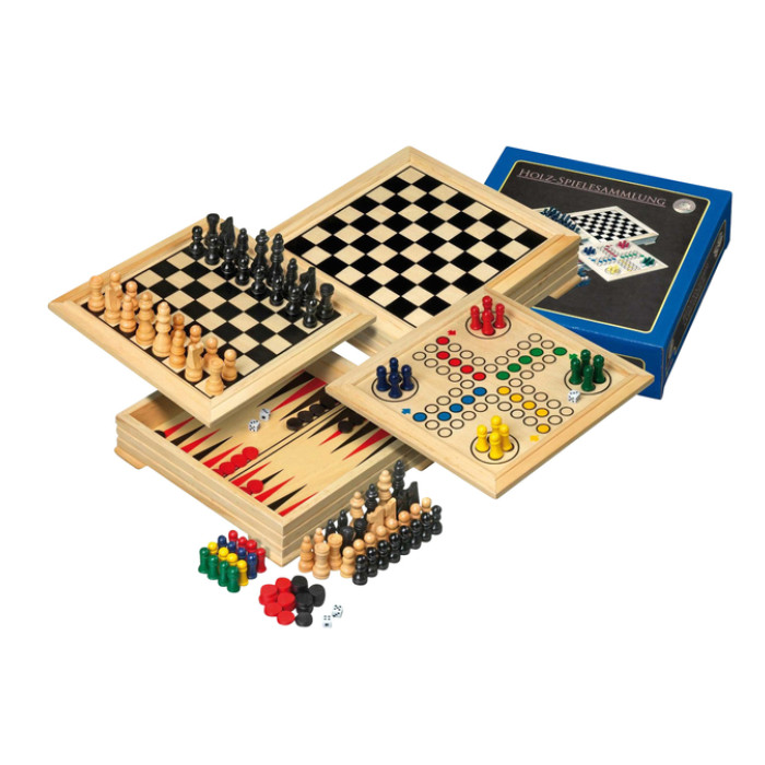 Houten spellendoos