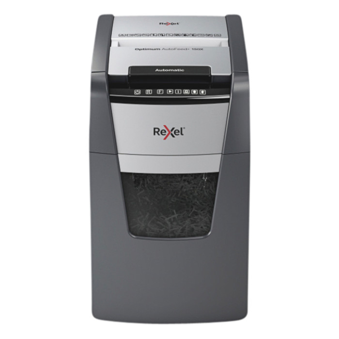 Papiervernietiger Rexel Optimum Auto+ 150X P4 snippers 4x28mm