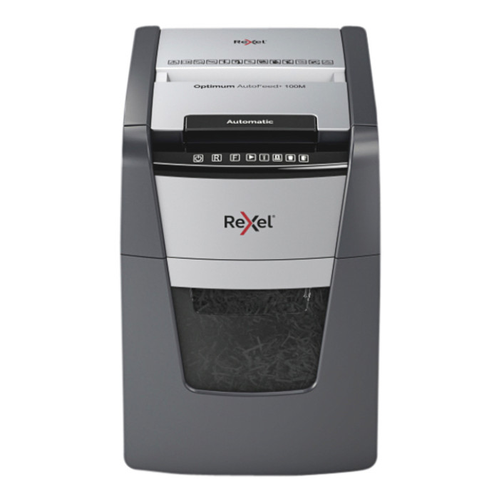 Papiervernietiger Rexel Optimum Auto+ 100M P5 snippers 2x15mm