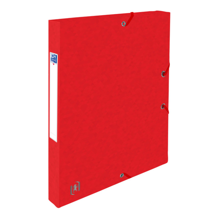 Elastobox Oxford Top File+ A4 25mm rood