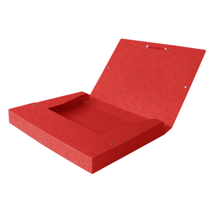 Elastobox Oxford Top File+ A4 25mm rood