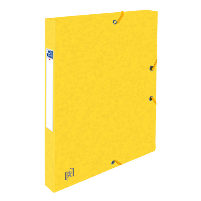 Elastobox Oxford Top File+ A4 25mm geel