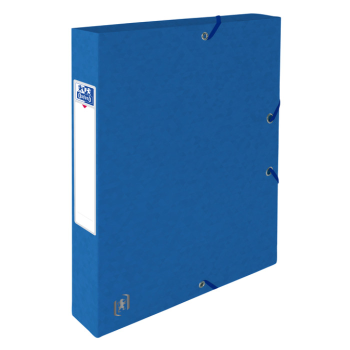 Elastobox Oxford Top File+ A4 40mm blauw