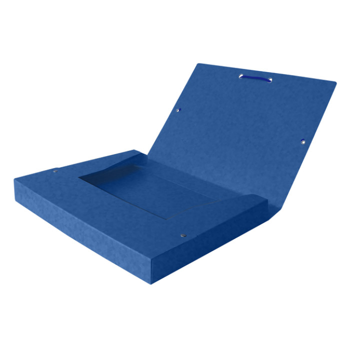 Elastobox Oxford Top File+ A4 40mm blauw