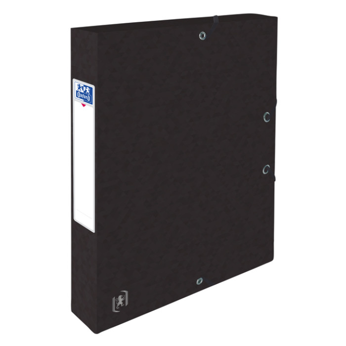 Elastobox Oxford Top File+ A4 40mm zwart