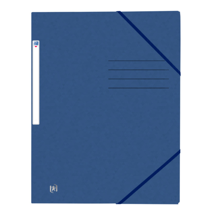 Elastomap Oxford Top File+ A4 donkerblauw