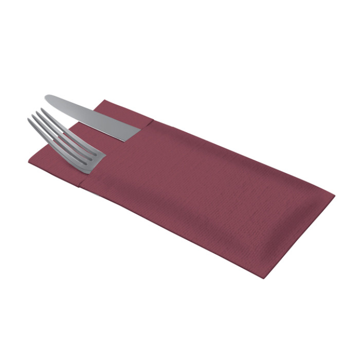 Pochette Tork Linstyle Premium 1-laags 390x390mm bordeauxrood 509603
