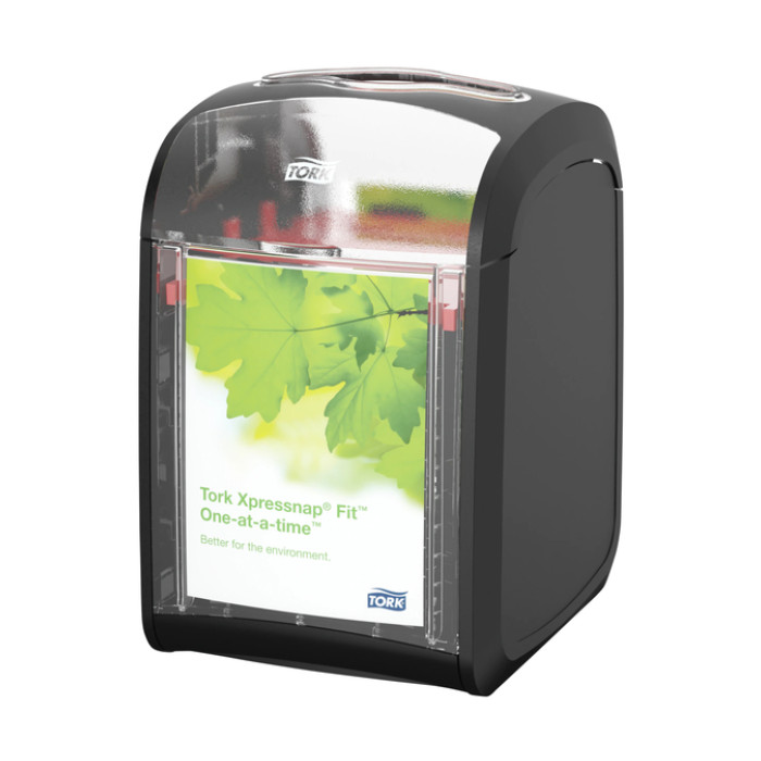 Servetdispenser Tork N14 Xpressnap Fit Signature line zwart 272900