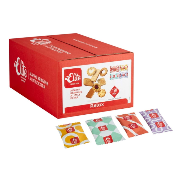 Koekjes Elite Selection Relax mix 120 stuks